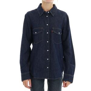 CAMICIA ICONIC WESTERN LEVI'S BLU